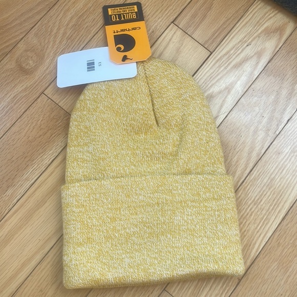 ❤️NEW❤️ HEATHER YELLOW Carhartt watch Beanie New with Tags - Picture 3 of 6